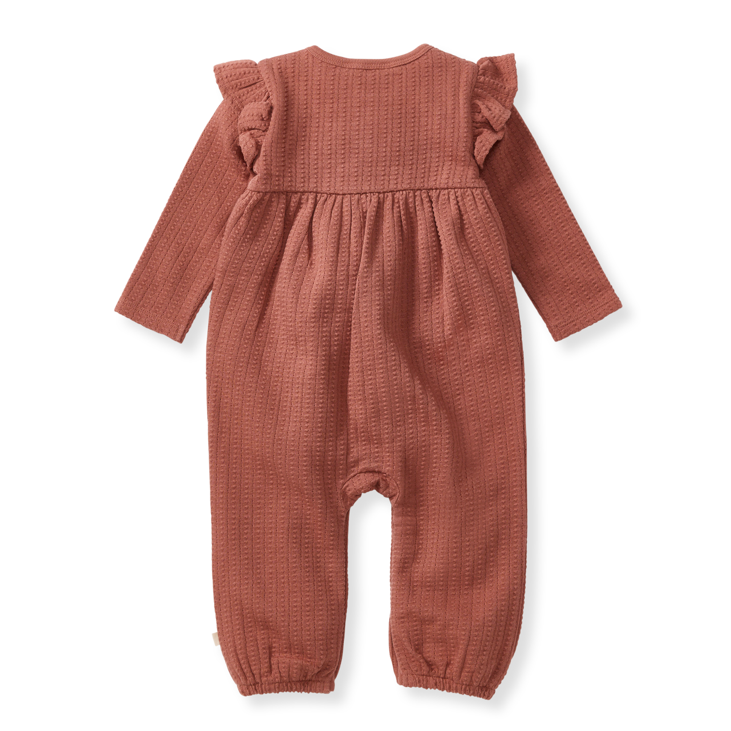 Burt's Bees Girls Dotted Rib Jumpsuit