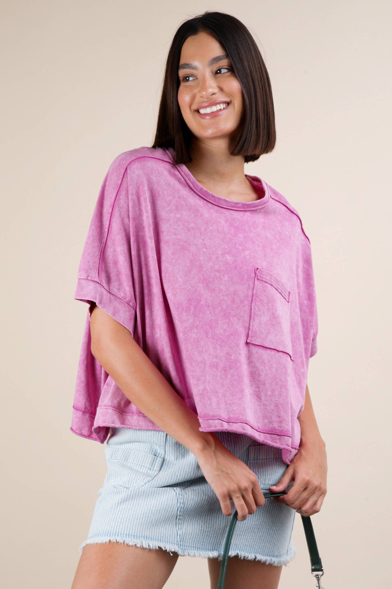 Rockland Mineral Pocket Cropped Tee