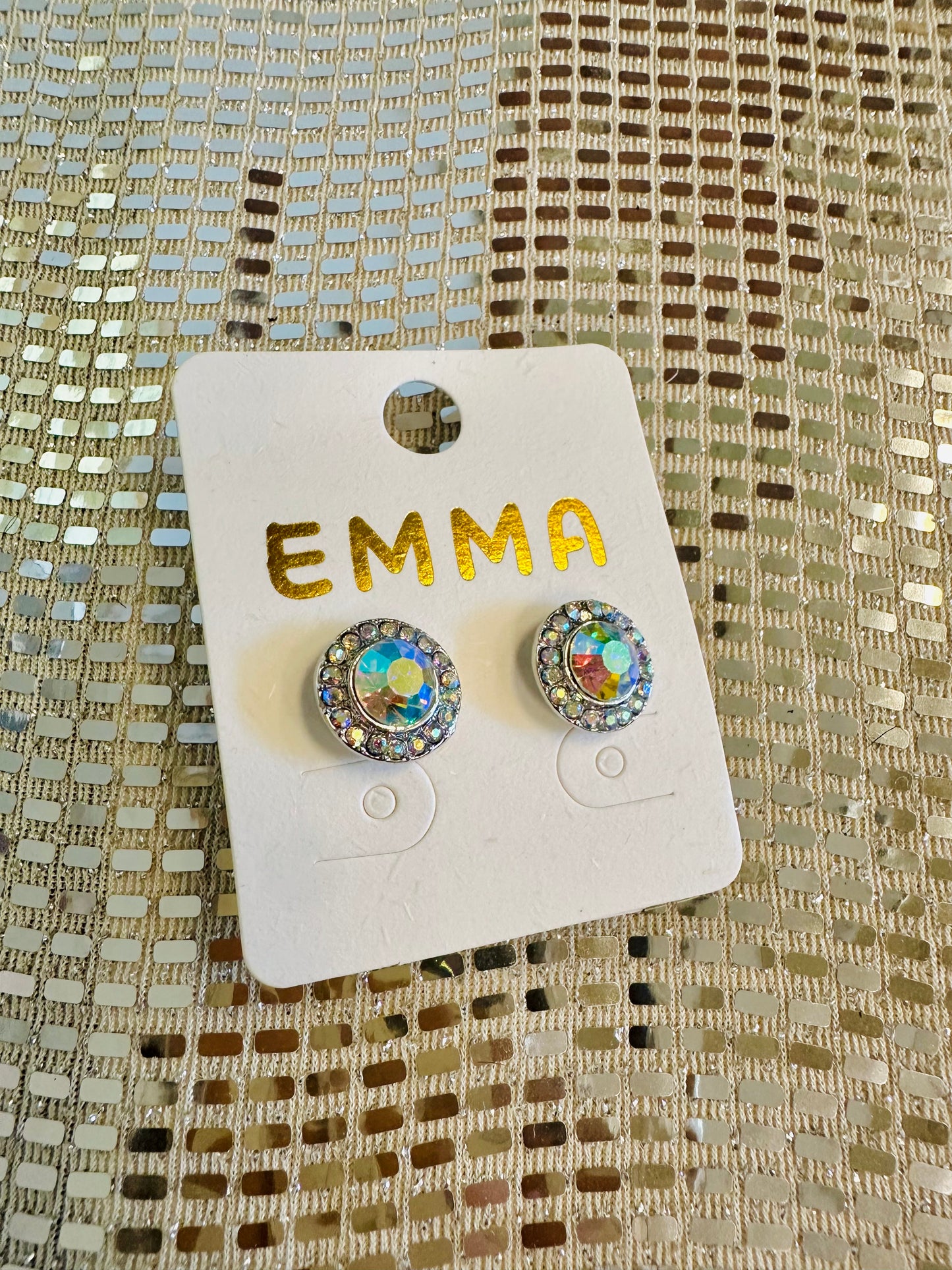 Sydney Beaded Disk Earrings