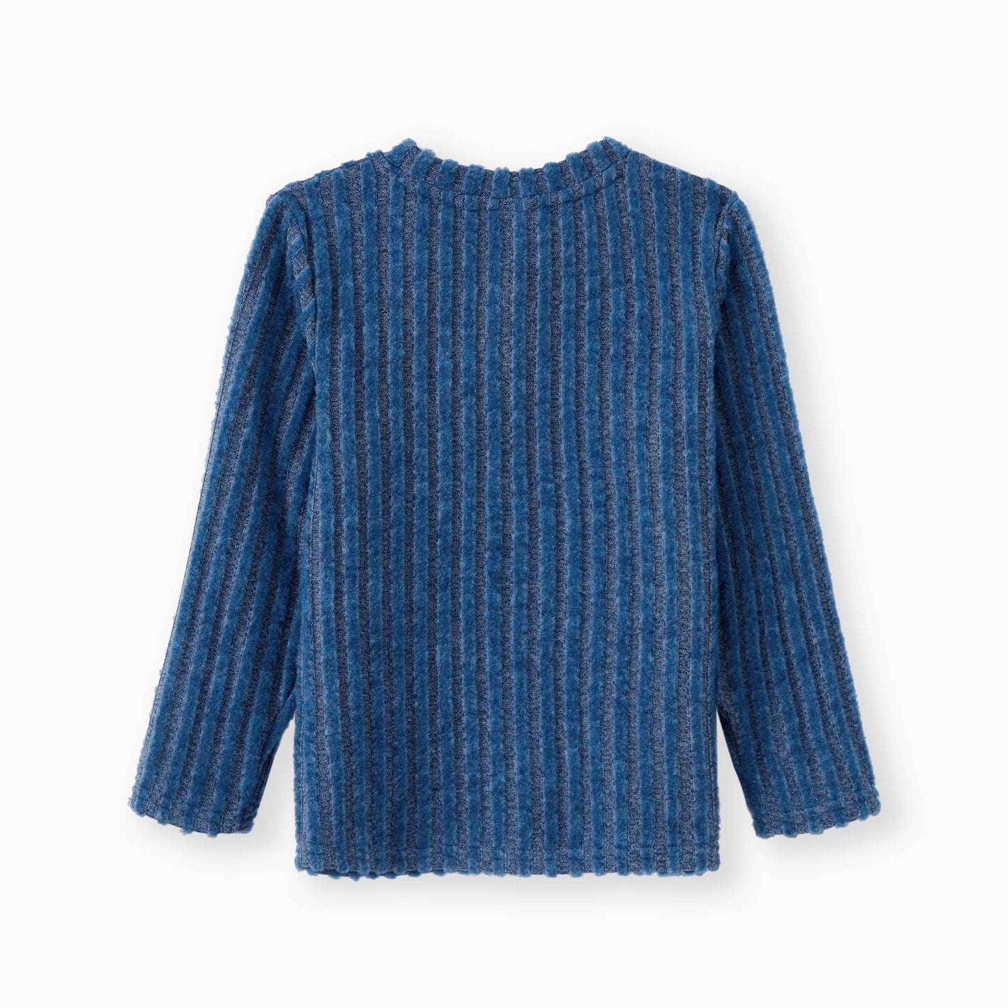 Toddler Boys Indigo Ribbed Top