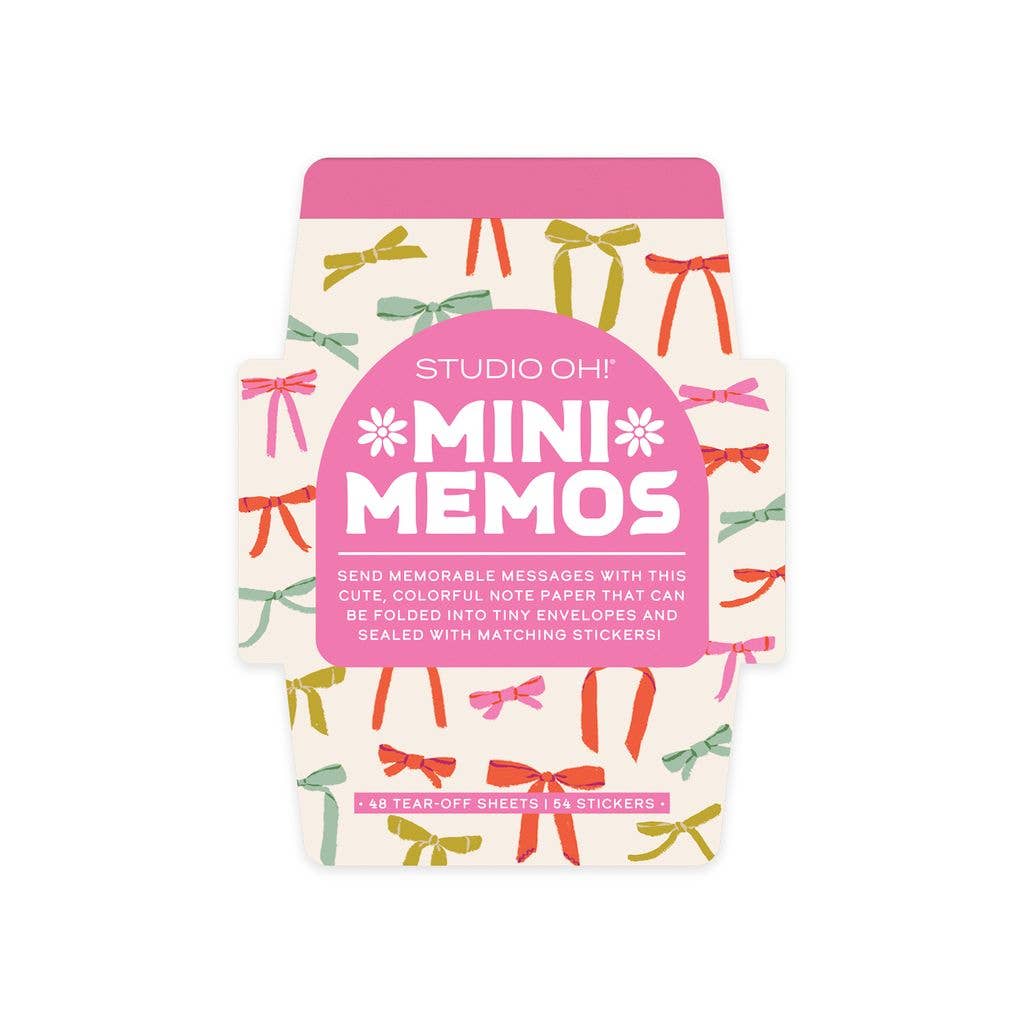 Studio Oh! Put a Bow on It Mini Memos with Stickers