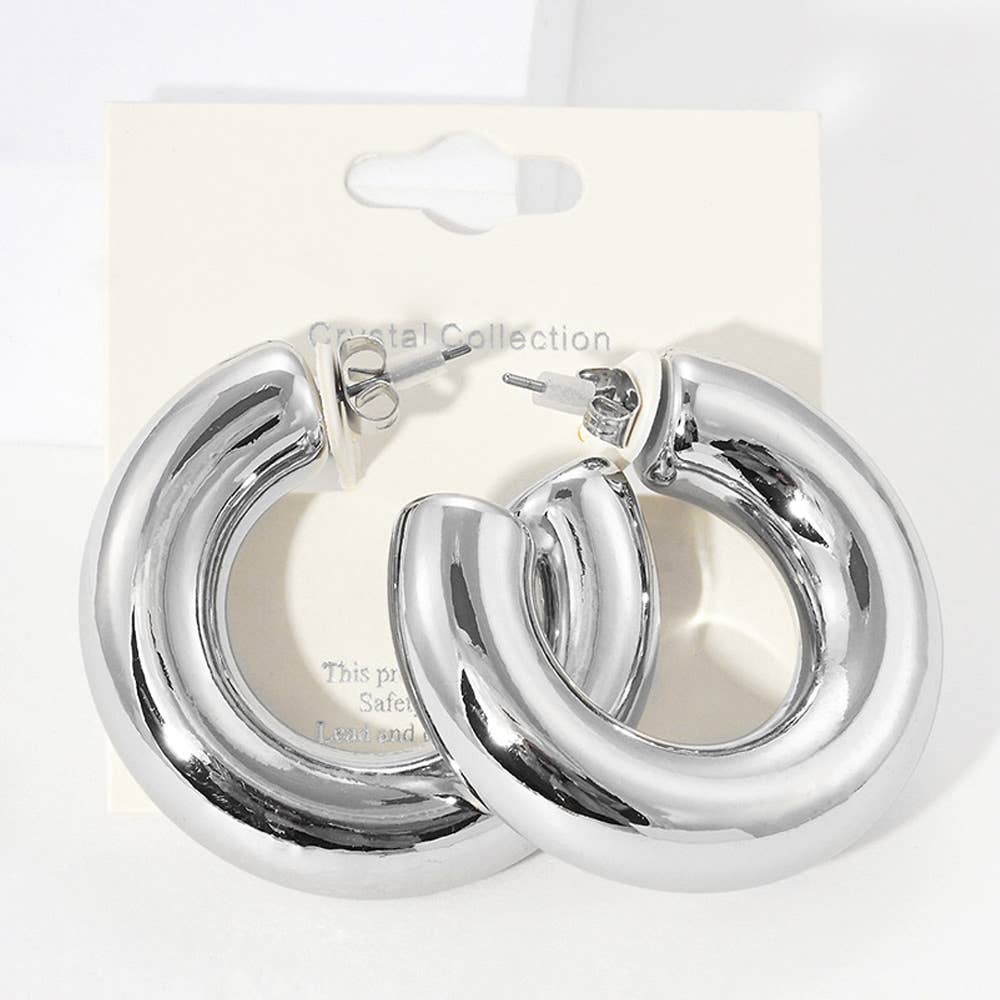 Darla Chunky Hoop Earrings