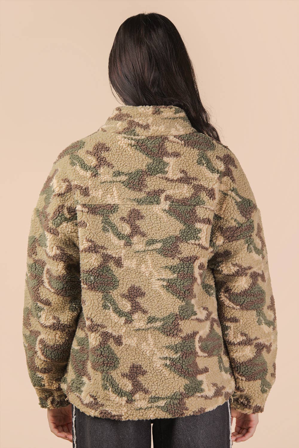 Finley Camo Sherpa Jacket