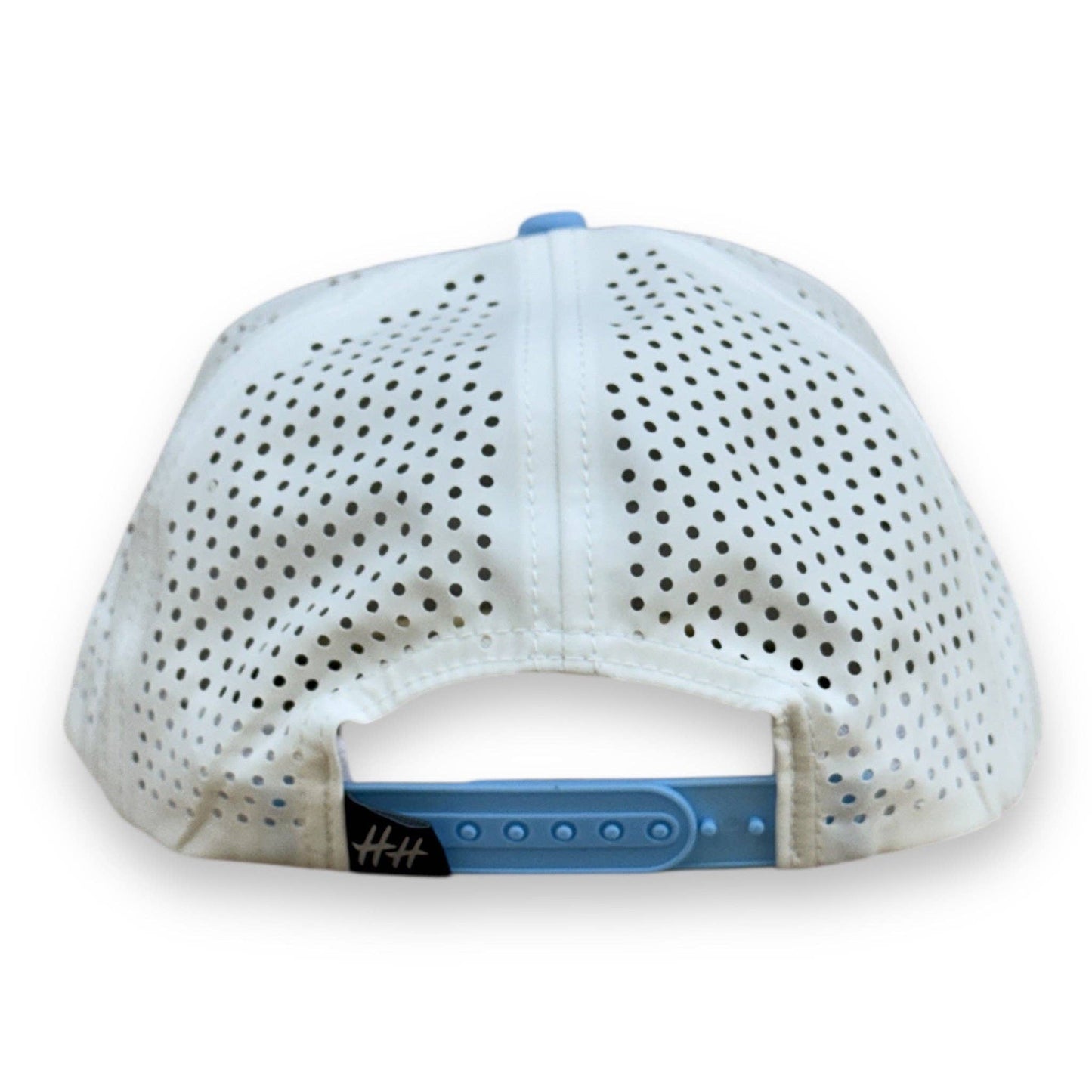 Mens Honey Hole Heritage White & Blue Performance Rope Hat