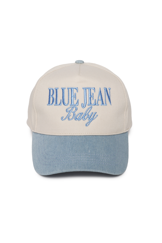 Blue Jean Babe Embroidered Hat