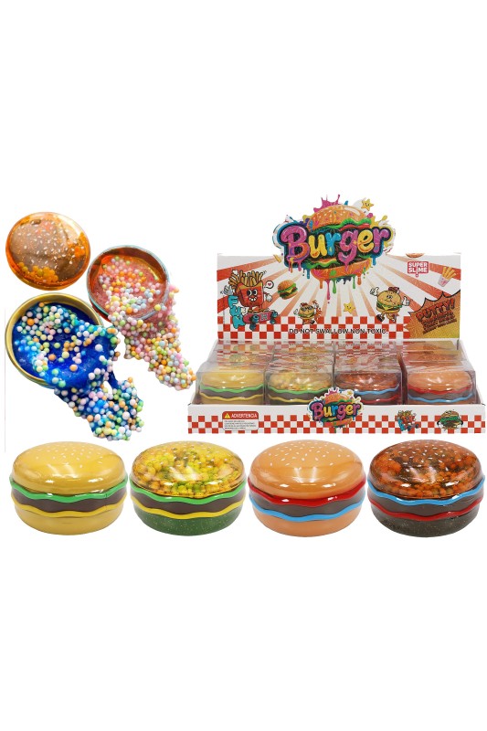 Squishy Hamburger Slime Toy