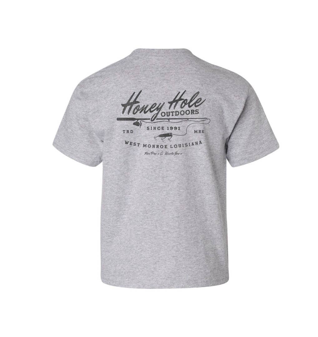 Youth Boys Honey Hole Fishing Reel Tee