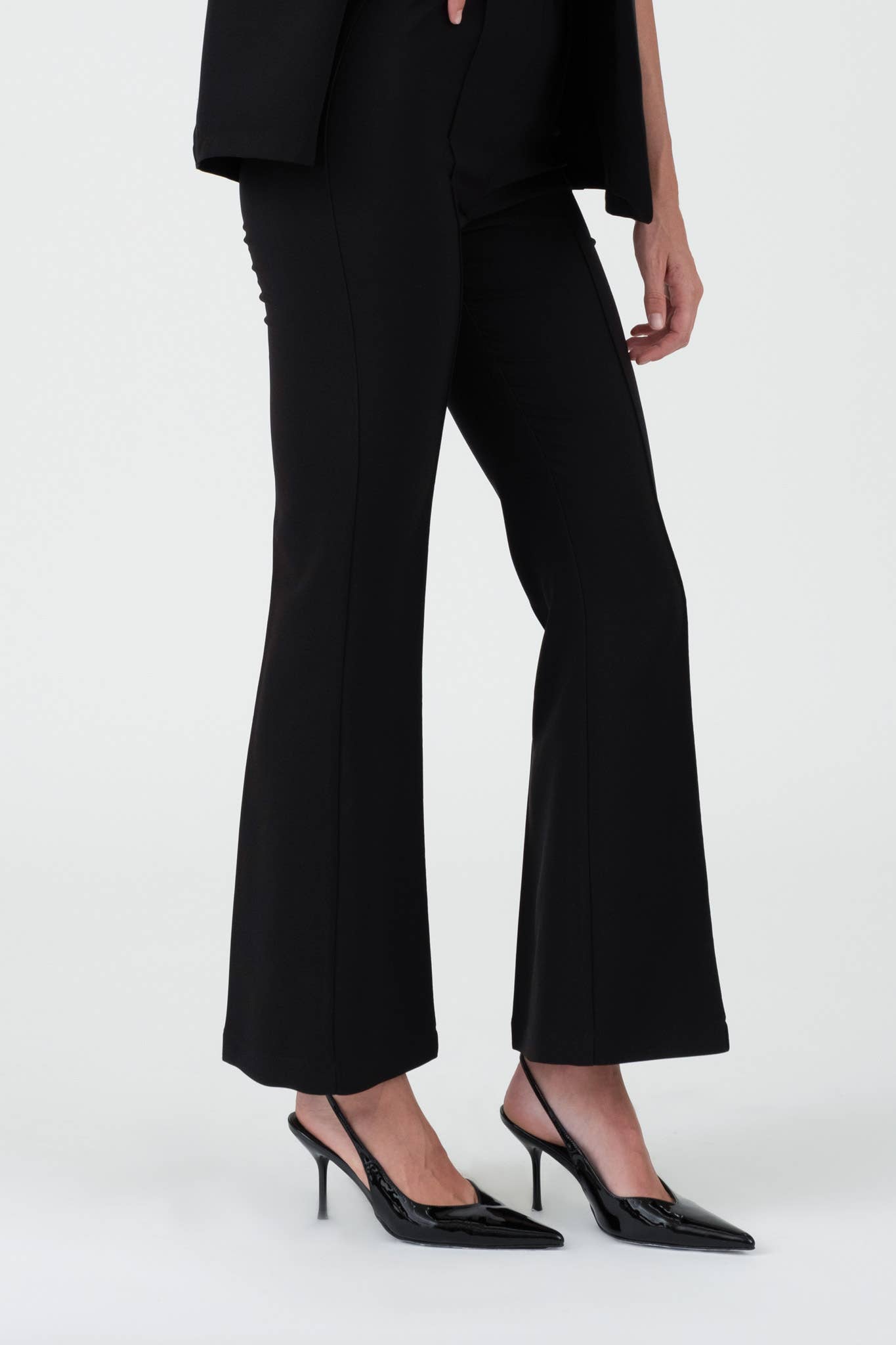 Vienna Black Flare Slacks