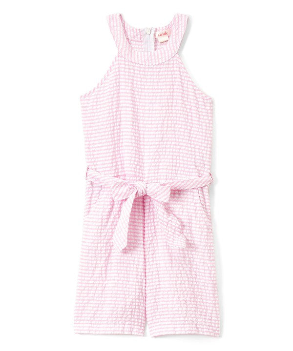 Girls Seersucker Romper