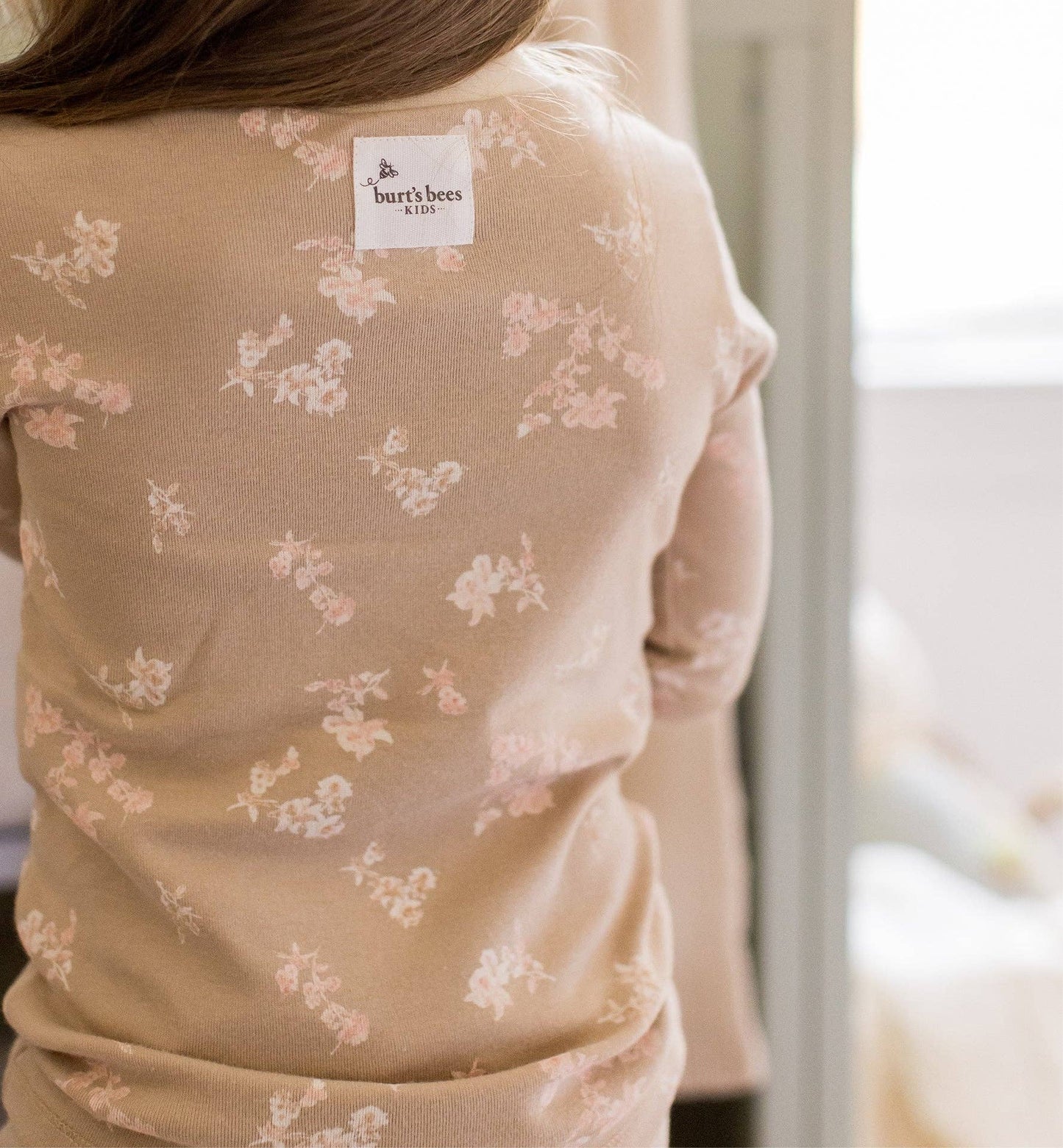 Burt's Bees Girls Whimsical Floral Organic Cotton Sleeper