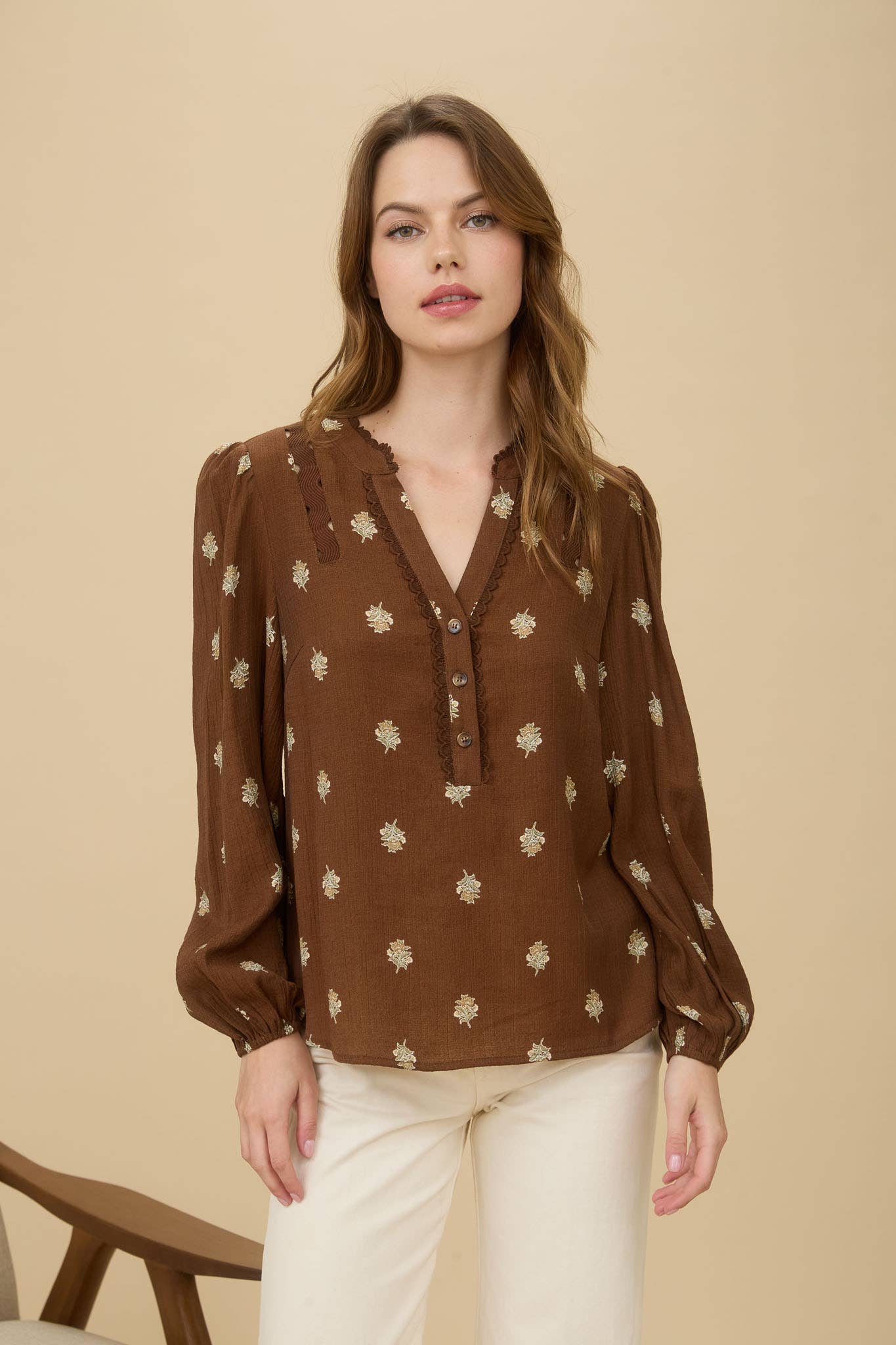 Goldie Floral Longsleeve Blouse