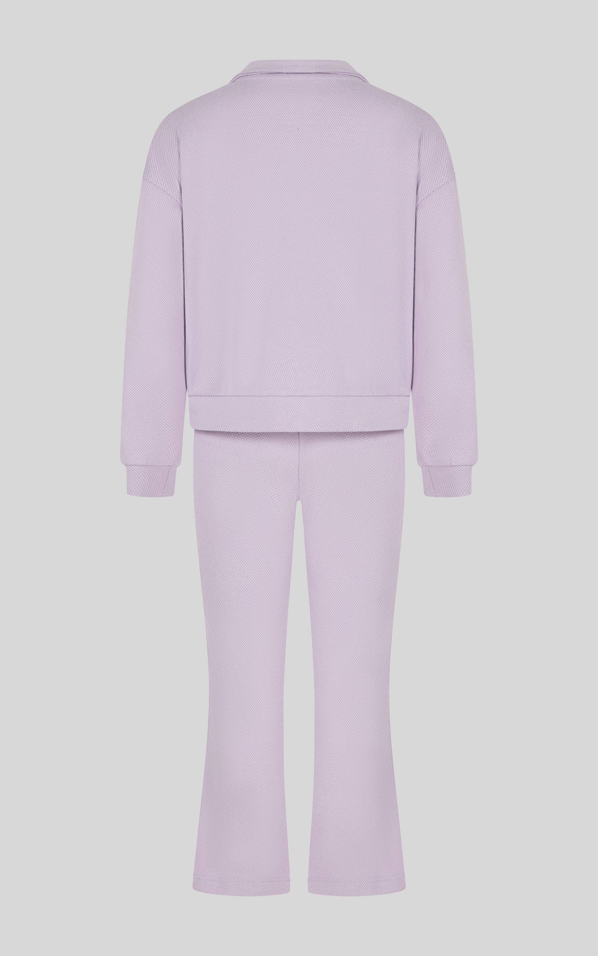 Toddler Girls Half Zip Pullover Lavendar Pant Set