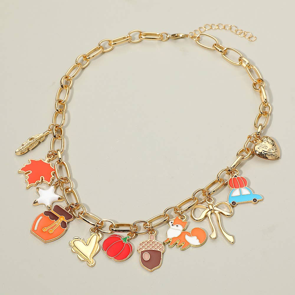 Meadow Fall Charm Necklace