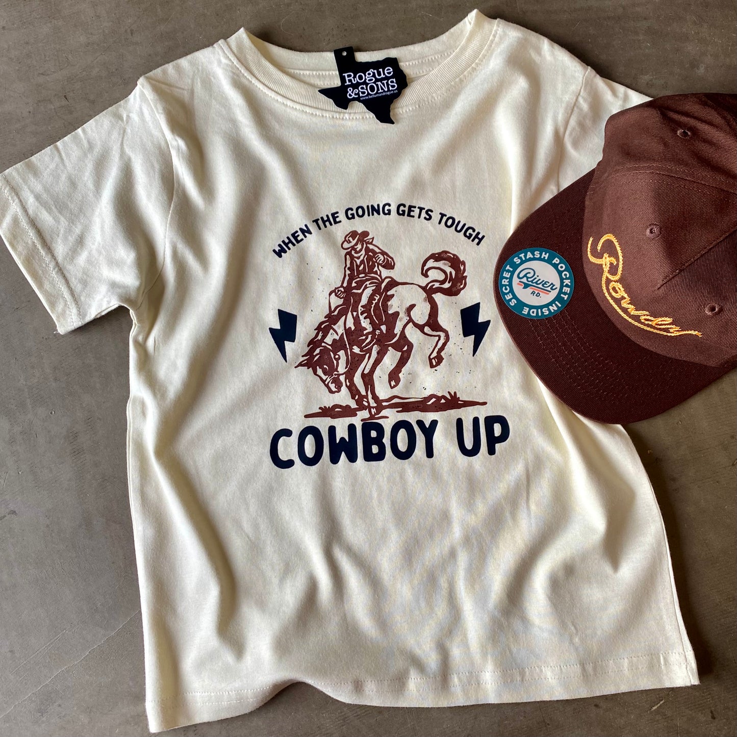 Boys Cowboy Up Tee