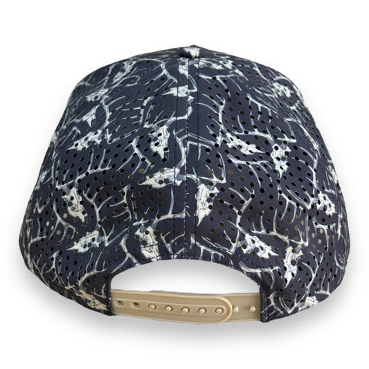 Mens Honey Hole Heritage Deer Skulls Performance Rope Hat