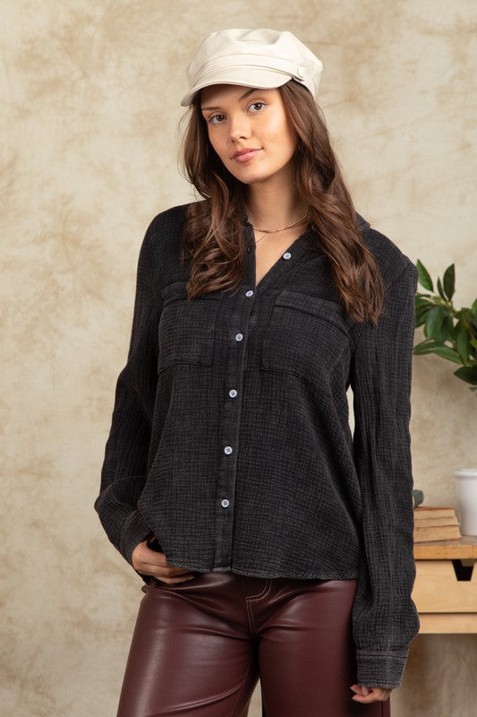 **SALE!** Deepstone Mineral Buttondown