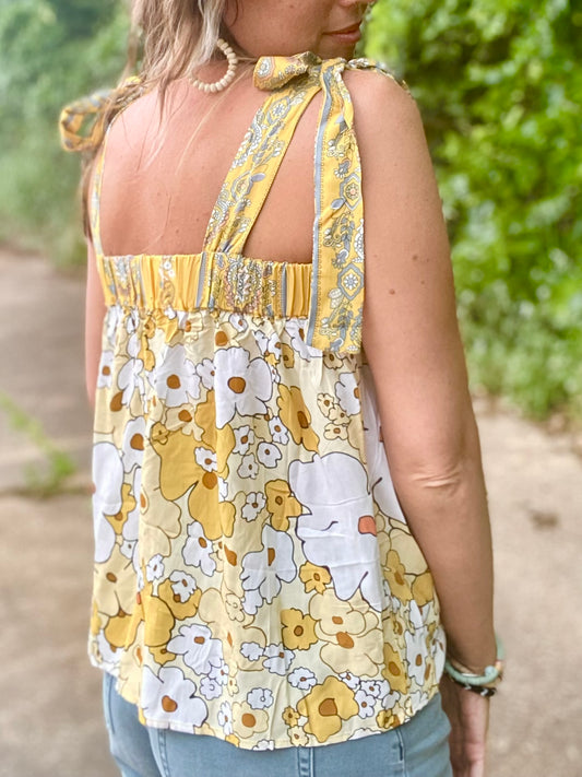 **SALE!** Dooly Retro Print Tank