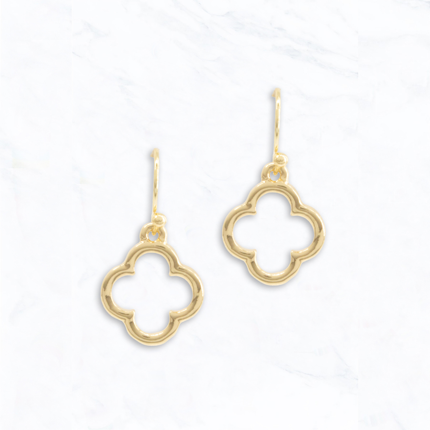 Solaris Clover Drop Earrings