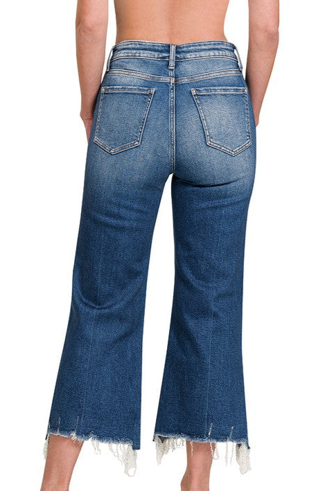 Zenana Omaha Cropped Straight DW Jeans