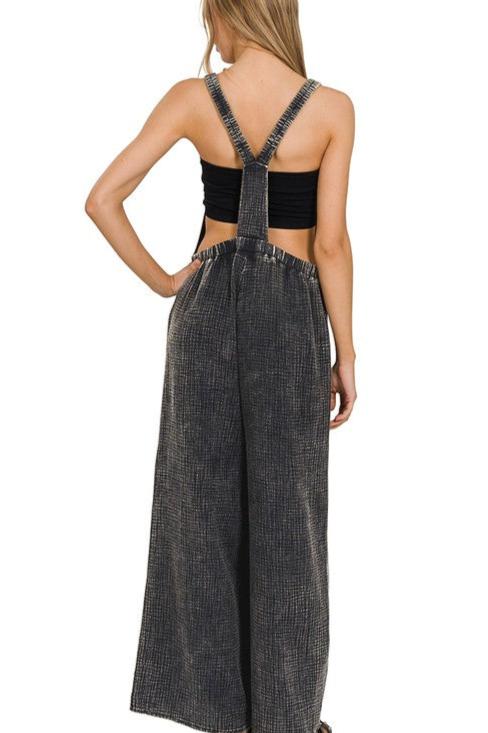 Hazelton Muslin Wide Leg Jumpsuit