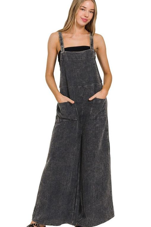 Hazelton Muslin Wide Leg Jumpsuit