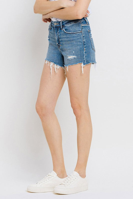 Vervet Rebecca MW Distressed Shorts