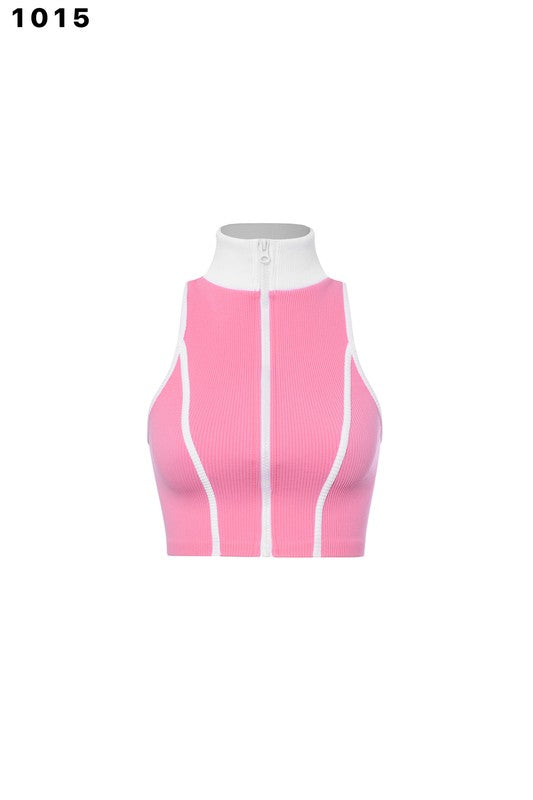 **SALE!** Contrast Surf Zip Tank