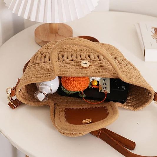 Woven Pearl Vacation Bag