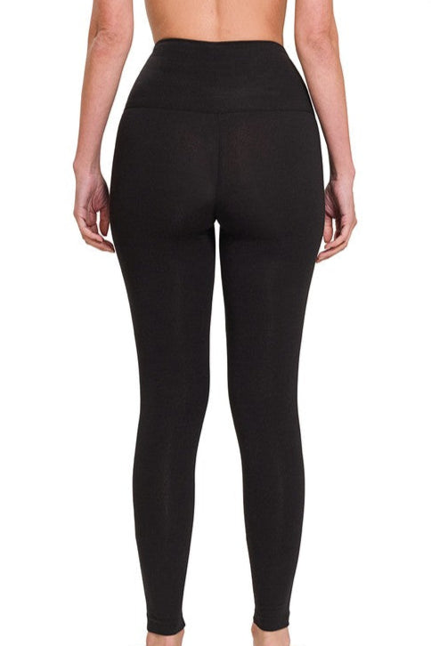 High Waisted Cotton Leggings