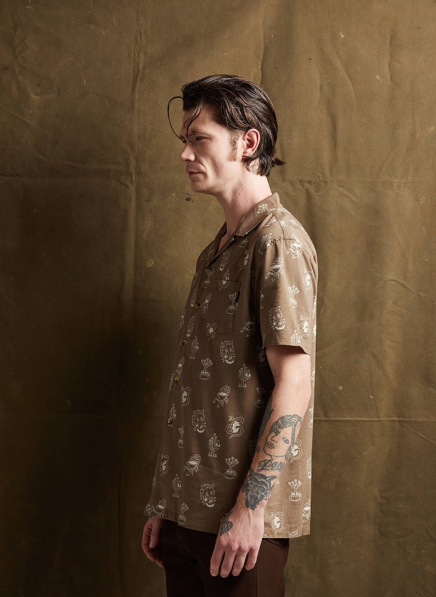 Mens Silverfall Desert Donuts Buttondown Shirt