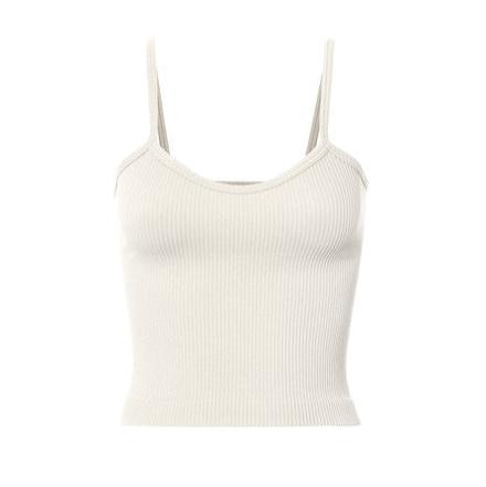 Ribbed Crop Basic Cami