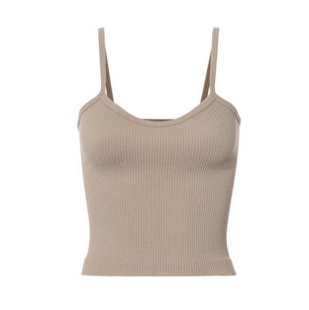Ribbed Crop Basic Cami