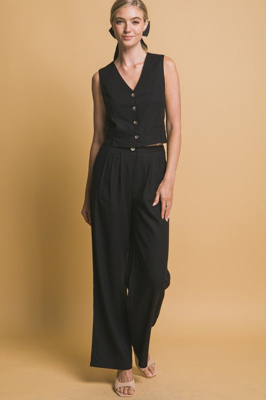 Belfast Linen Vest