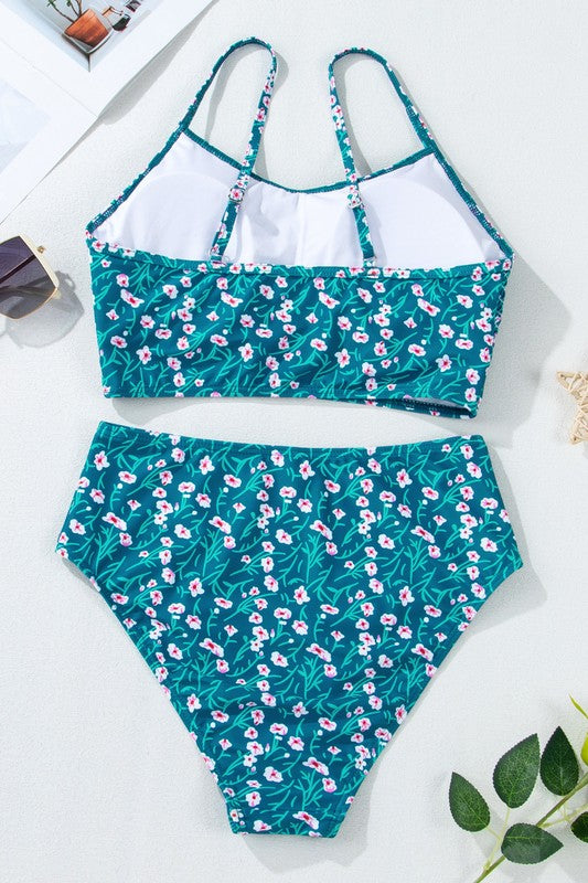 Rhoda Floral Smocked Bikini
