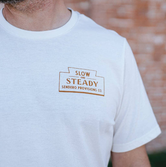 **SALE!** Mens Slow & Steady Sendero Tee