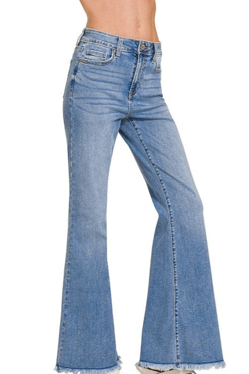 Zenana Minden MW Bell Bottom Jeans