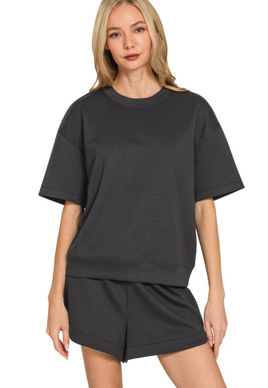 Raegan Scuba Short Set