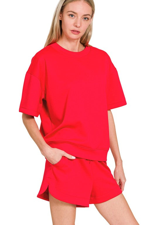 Raegan Scuba Short Set