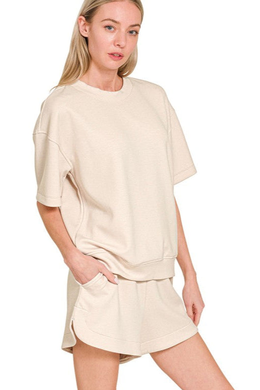 Raegan Scuba Short Set