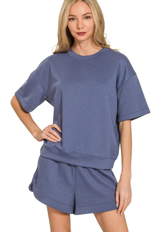 Raegan Scuba Short Set