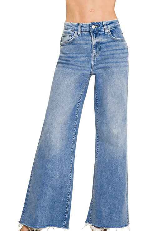 Zenana Hartley Flare Jeans