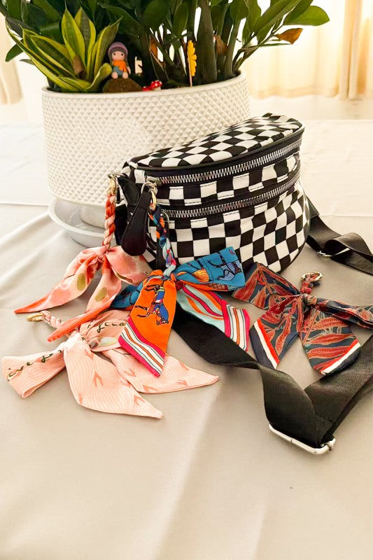 Bow Scarf Purse Accessory