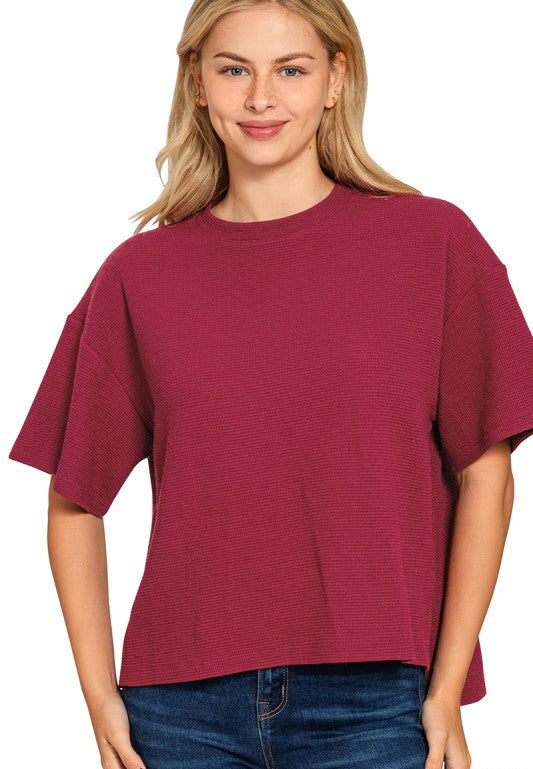 Maranda Knit Boxy Top