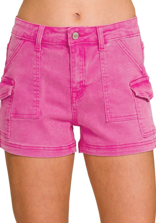 Zenana Cache Utility Cargo Shorts