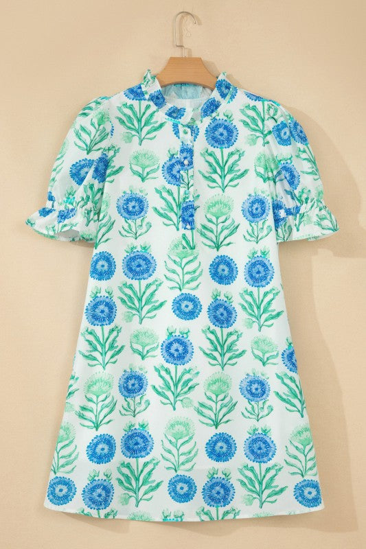 Blue Dandelion Dress