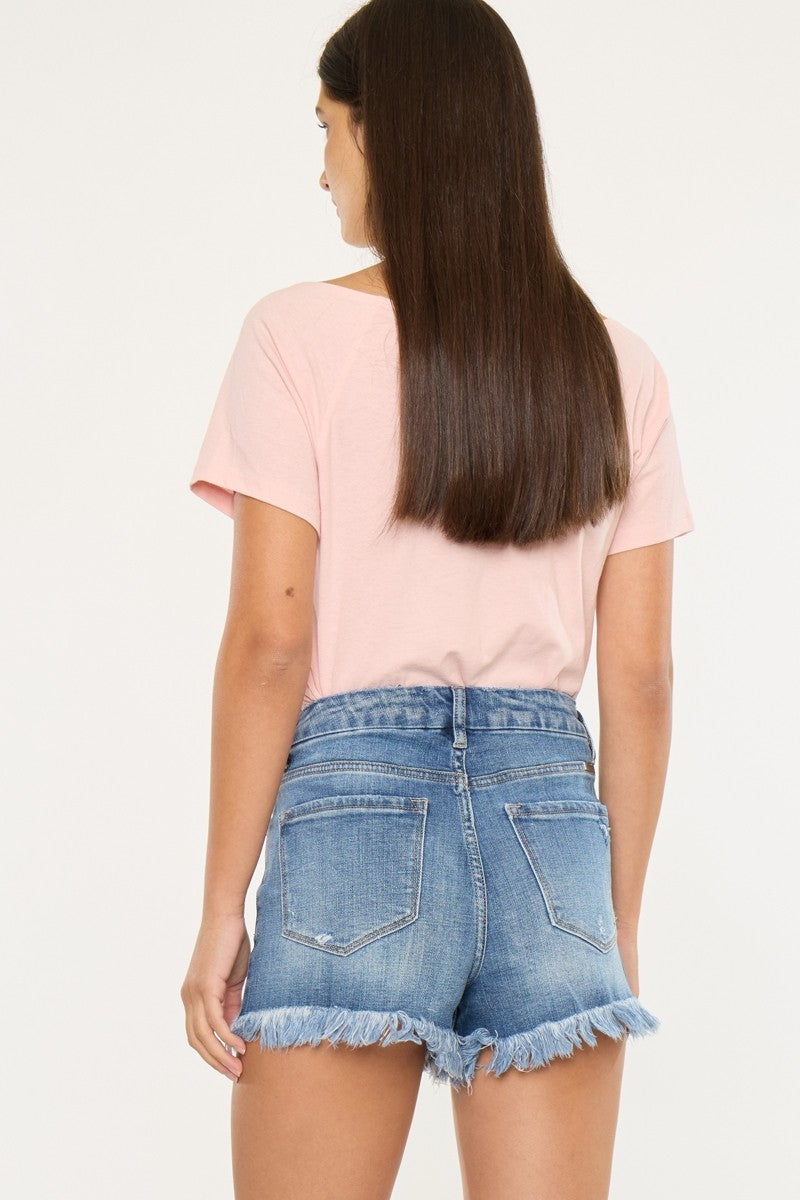 Kancan Juanita Frayed Shorts