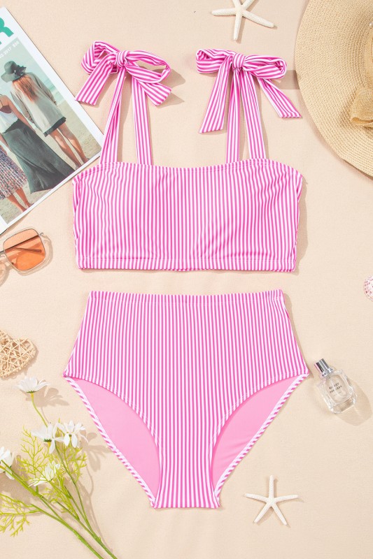 Winnie Striped Pink Bikini