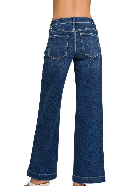 Zenana Midland Wide Leg Jeans