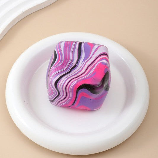 Sugar Marbled Cube Toy