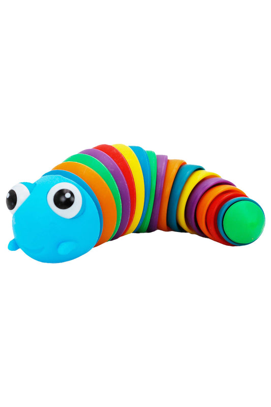 Kids Rainbow Caterpillar Flexible Fidget Toy